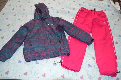 158 lyžařská bunda a oteplováky, alpine pro,158