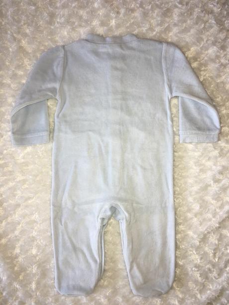 Modrý sametový overal zip zap, zip zap,74