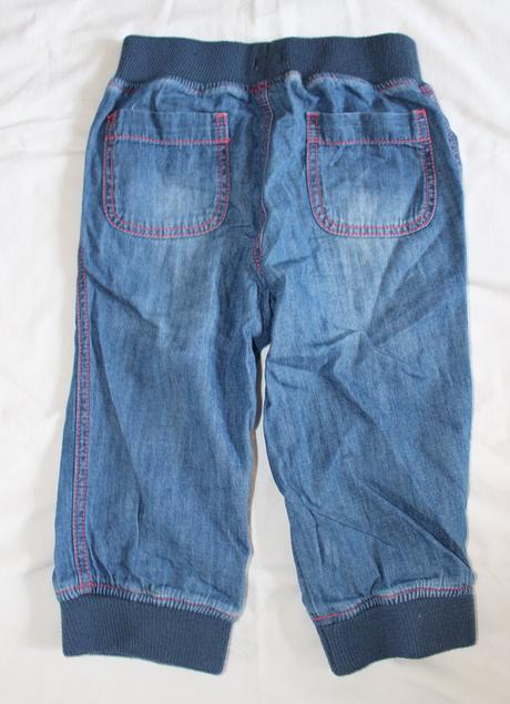 Op717. riflové tričtvrteční kalhoty dívčí 4-5 let, f&f,110