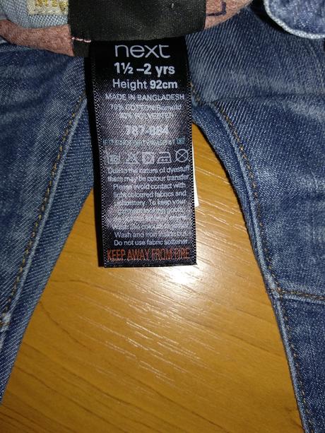 Džíny zn. next, next,92