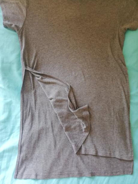 Žebrované triko, h&m,s