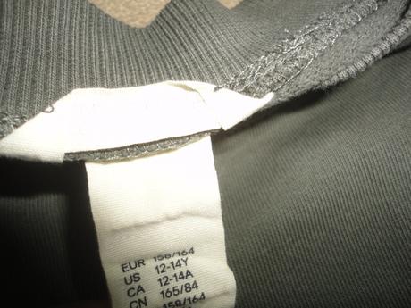 Supr crop-top mikina hm, vel. 12-14 let, h&m,158