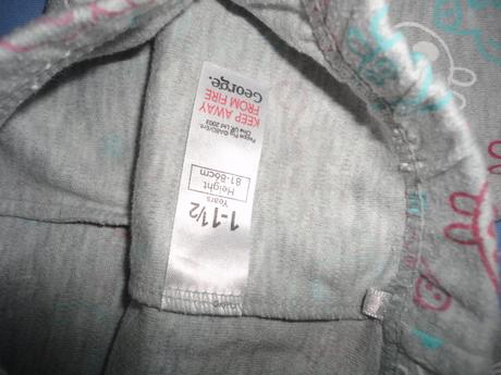 Legínky george, vel. 1-1,5 roku, potisk peppa pig, george,86