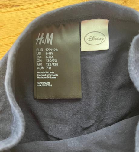 3pack kalhotky s nohavičkou frozen h&m v. 122/128, h&m,122