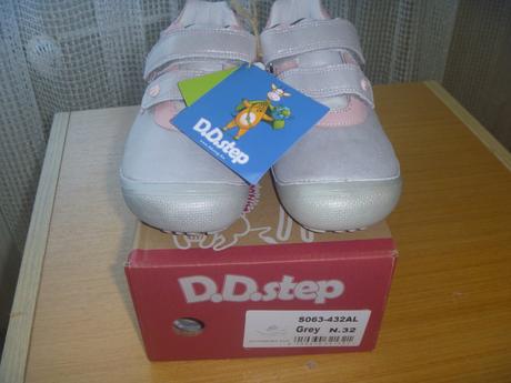 Nové stříbrno růžové barefoot celoročky d.d. step, d.d.step,32