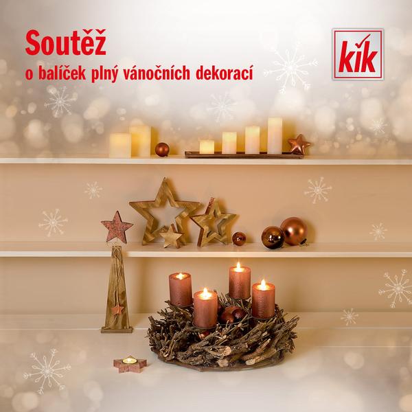 Pondělní SOUTĚŽ o balíček plný vánočních dekorací