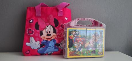 Puzzle a taška minnie, 