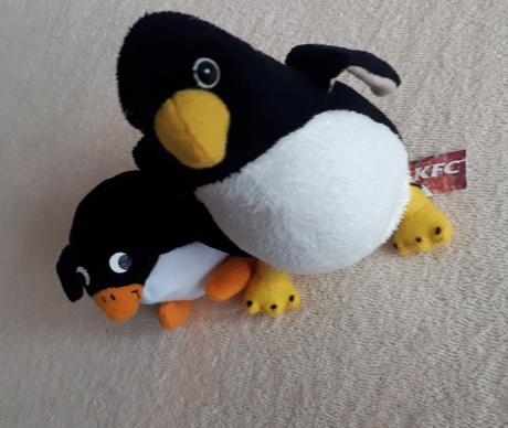 Dětská hračka - dva plyšový tučňáci,