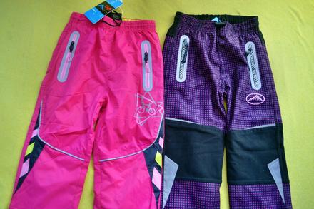 2x  kalhoty kugo ,šusťákové,bavlna v.98, kugo,98