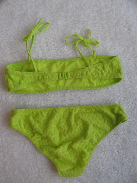 Dívčí dvoudílné plavky s texturovaným vzorem, calzedonia,140