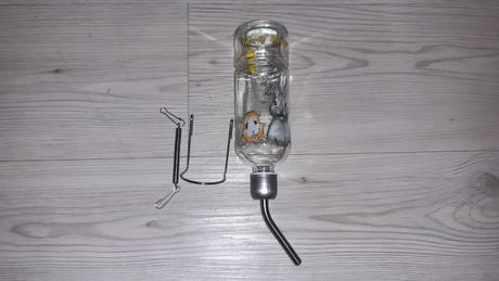 Napáječka skleněná s potiskem 250 ml - nové, 