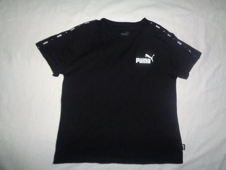 Černé bavlněné tričko puma, puma,128