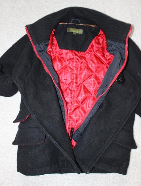 Op723. jarní/podzimní flaušový kabát 5-6 let, 116