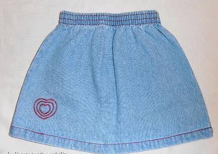 241.riflová sukýnka, 74