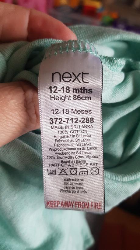 Dětské body značky next, vel. 86, (12-18 měsíců).r, next,86
