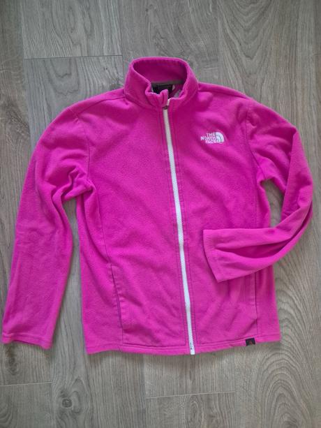 Lehká fleesová mikina the north face vel. 146, 140