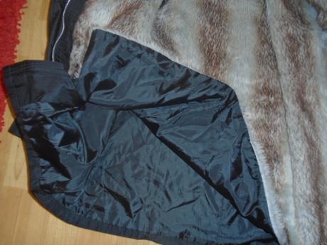 Bunda kabát 3v1 kožíšek vel 38-42 celorok, l