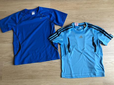 2x sportovní tričko 128-134, 128