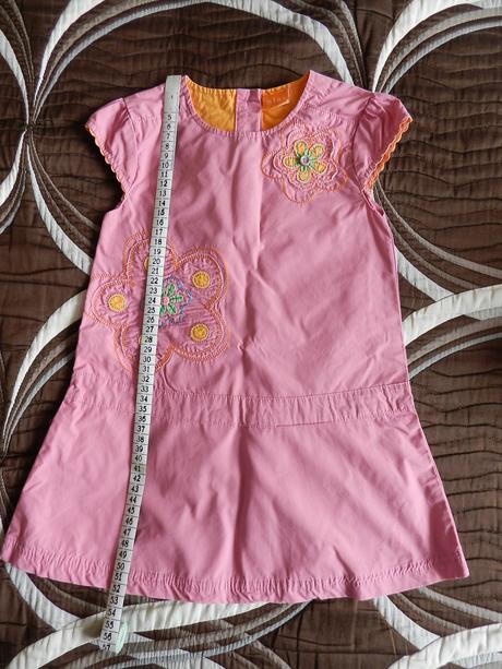 Šatičky šusťákové s kytičkama vel. 92 - 98, mini mode,92