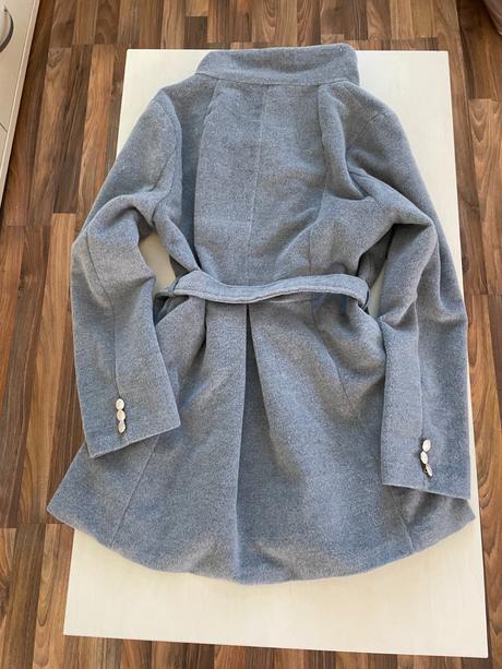 Teplý šedý kabátek, vel xxl ale spíše m/l, owind, l