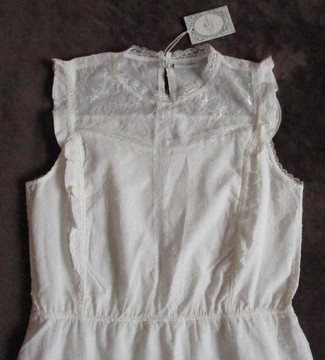 Dámské bílé krajkové šaty boho l 40, 40 / l