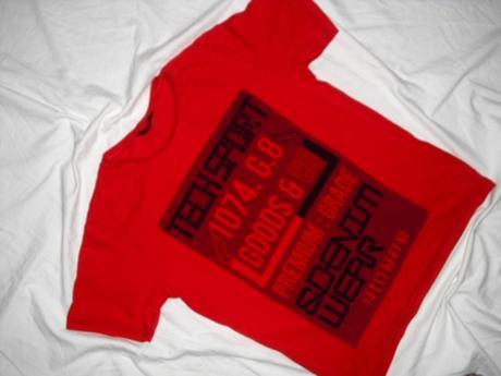 Bomba nepřehlédnutelné červené tričko, george,146