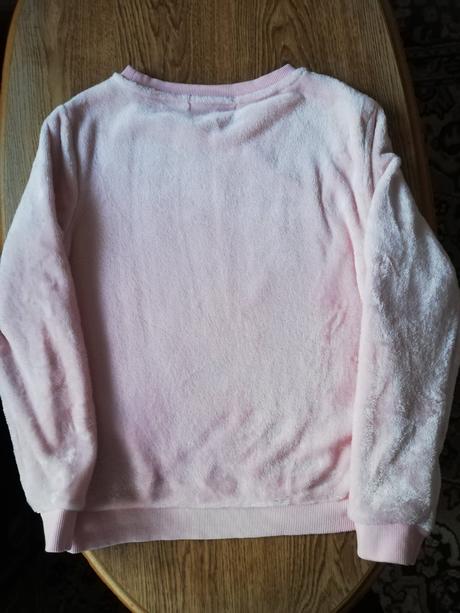 Mikina sametová dívčí vel. 140/146., minoti,140