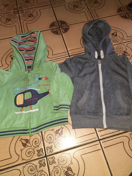 Klučičí mikiny vrtulník vel. 74 - 80, tu,74