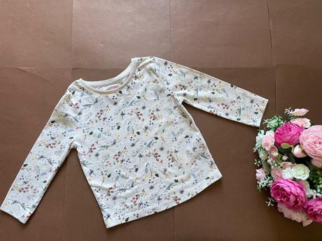 Triko s květy - v.12/18 měs., primark,86