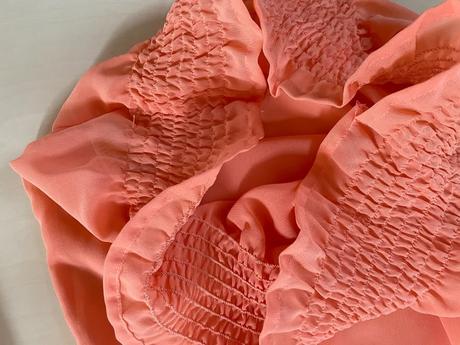 Meruňková halenka s mašlí, vel m, vero moda, vero moda,m