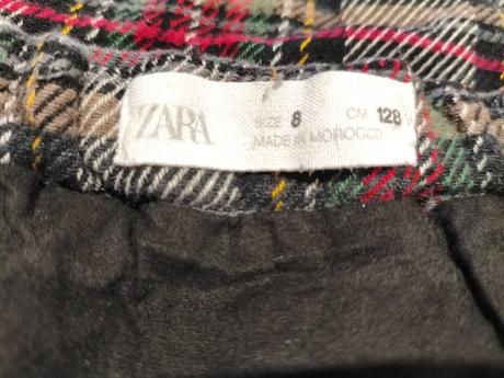 Teplá sukně dívčí 4-6r.(104-110/116), zara,104