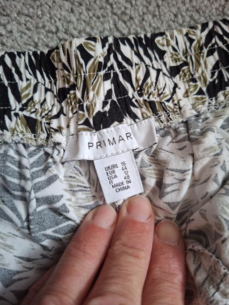 Letní kalhoty, primark,xxl