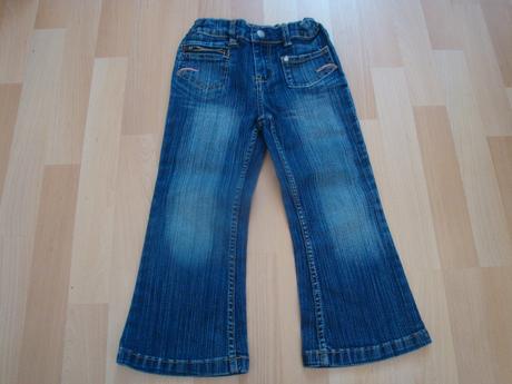 Džíny pro holčičky - modré, vel. 4-5 let, chilled chick,110