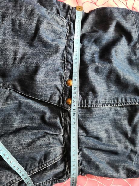 Těhoteský overal riflový, l