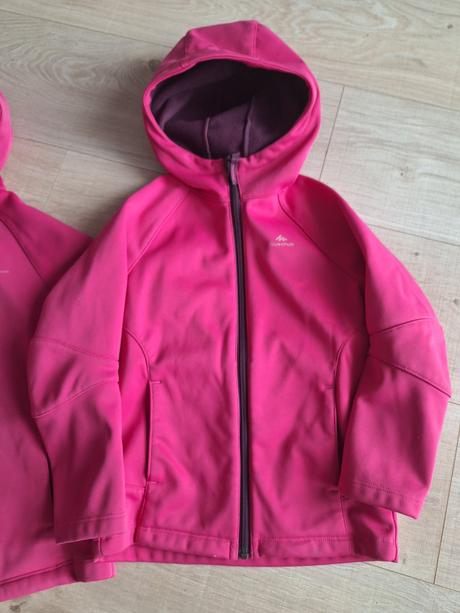 Softshelové bundy 5 a 6 let, quechua,116