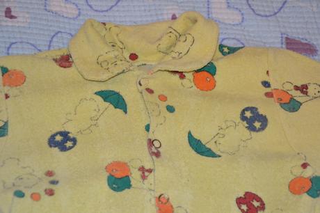 Teplý froté overal se zvířátky 74/80, 80