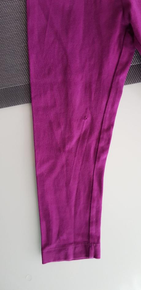 Tričko žluté ms a fialové legíny lindex vel. 92, lindex,92