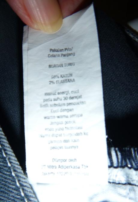 Džíny skinny trhané - vel.m-l, m