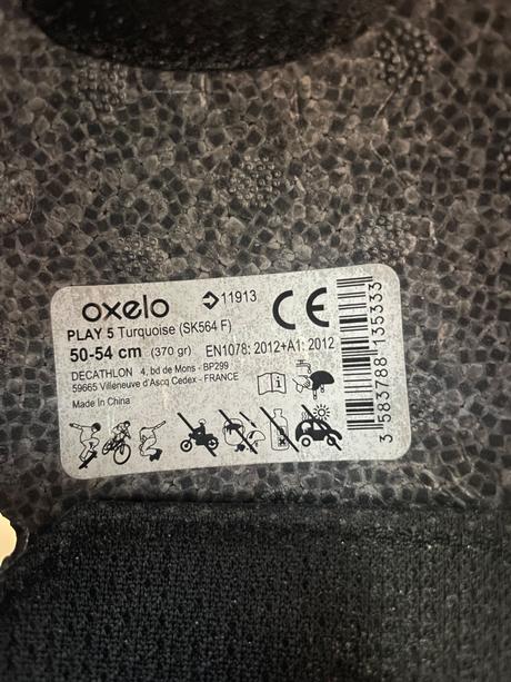 Dětská helma na inline brusle a skate oxelo, xs