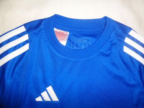 Modrobílé funkční tričko adidas 7/8 let, adidas,128