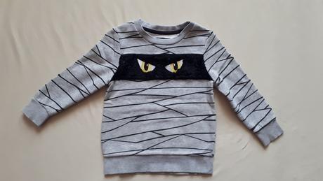 Dětská mikina halloween mumie, vel.104, zn.c&a, c&a,104