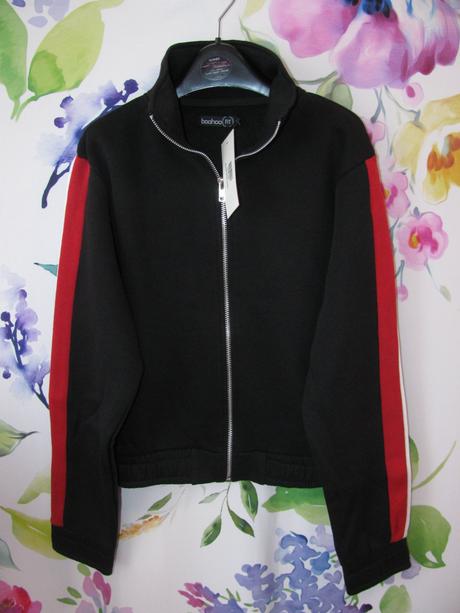 Tepláková bunda, mikina boohoo, 158