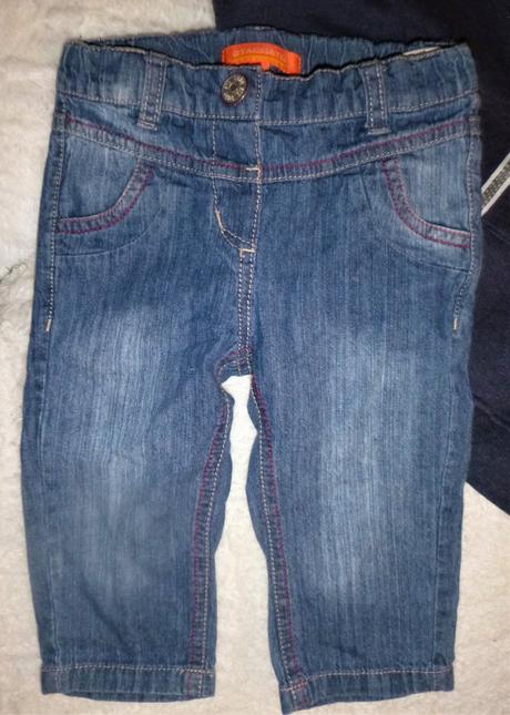 Bezva komplet mikiny a džín - vel.74 a více, 68–80