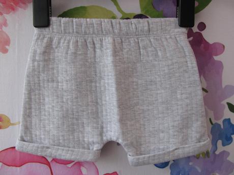 Dětské teplákové sv. šedé šortky, matalan,74