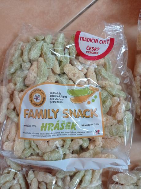 Family snack - hrášek,
