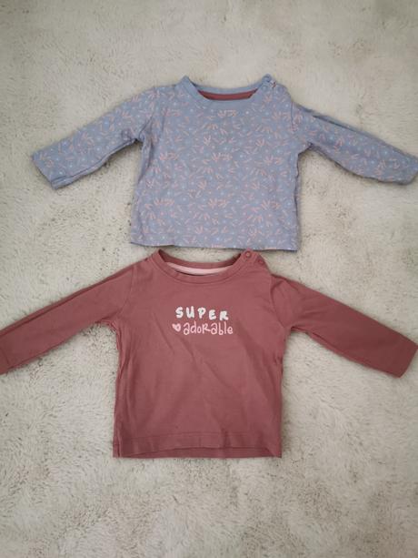 Trička s dlouhým rukávem vel. 62/68, lupilu,62