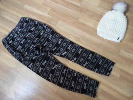 Vyteplené legíny vel.m pro maminy, m