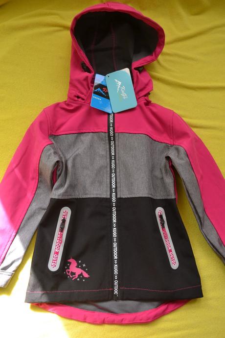 Podzimní softshellová bunda kugo,3,5-4,5r., kugo,104 / 110