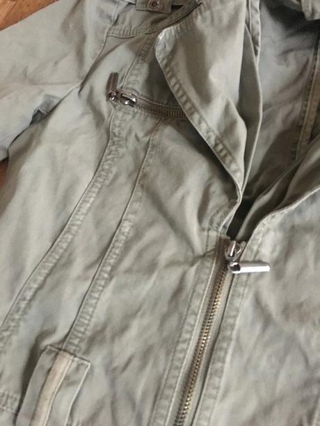 Lehká khaki bunda s flíčkem, vel xs, my cure, xs