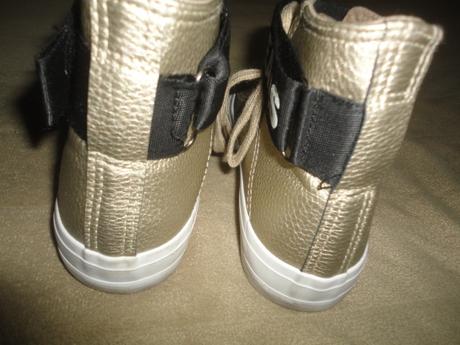 Zlaté kecky retro jeans, vel. uk3,5/eu36, 36